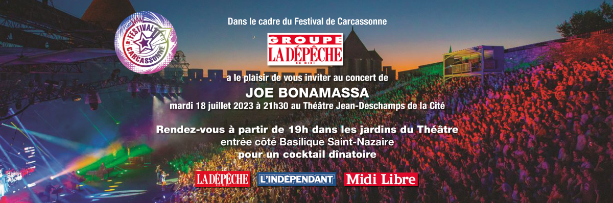 Votre soirée d’exception le 18 juillet Festival de Carcassonne